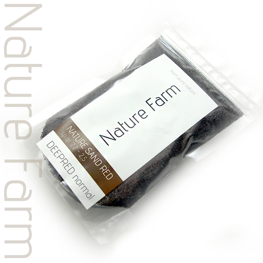 Nature sand DEEPRED normal 1kg