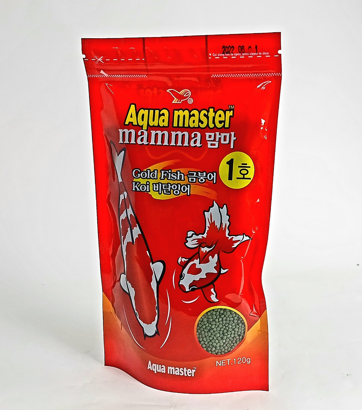 아쿠아마스터 1호 금붕어&잉어사료 120g